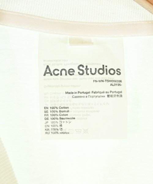 Acne Studios（アクネストゥディオズ）Tシャツ・カットソー 白 サイズ:XS レディース/2200700060047