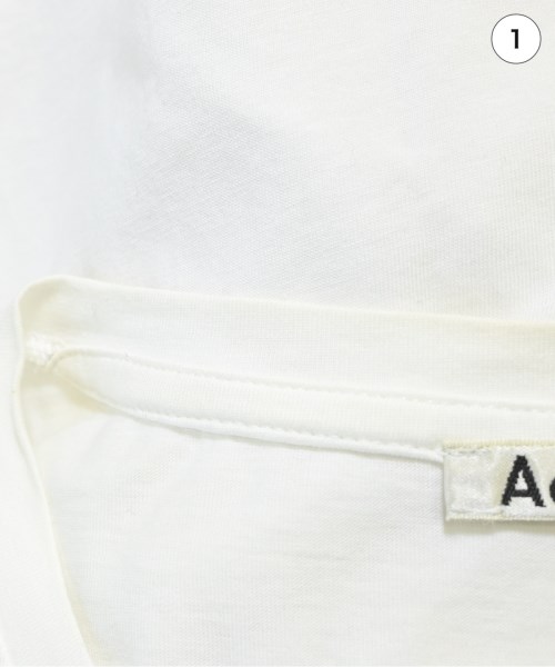 Acne Studios（アクネストゥディオズ）Tシャツ・カットソー 白 サイズ:XS レディース/2200701053031
