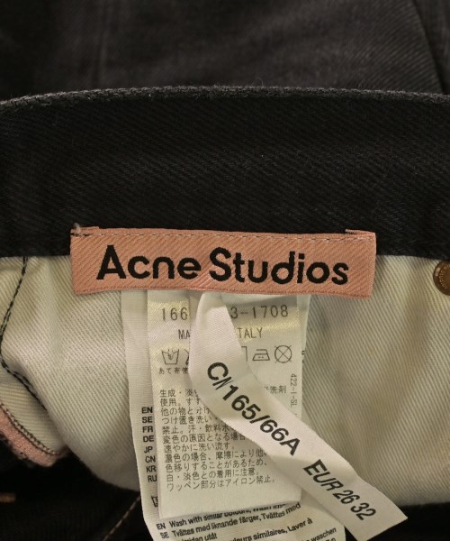 Acne Studios（アクネストゥディオズ）デニムパンツ 黒 サイズ:26(M位) レディース/2200701422028