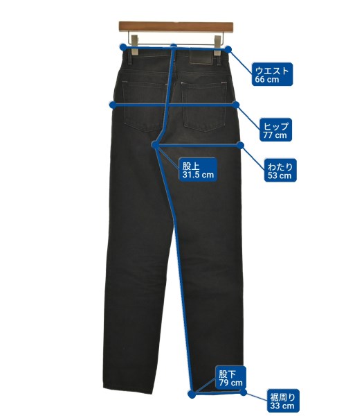 Acne Studios（アクネストゥディオズ）デニムパンツ 黒 サイズ:26(M位) レディース/2200701422028