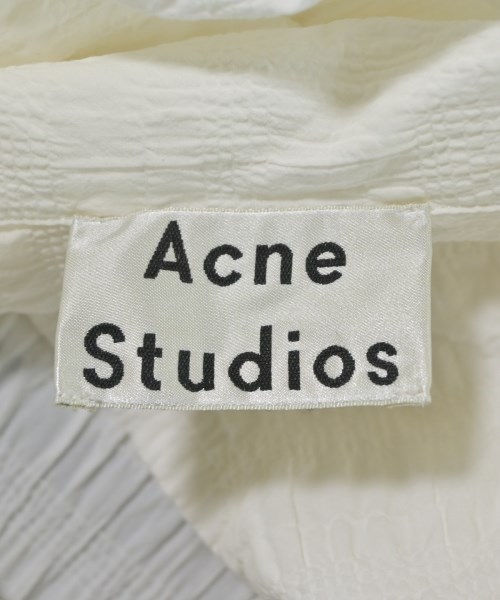 Acne Studios（アクネストゥディオズ）シャツワンピース 白 サイズ:34(XS位) レディース/2200649645091