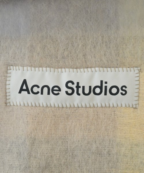 Acne Studios（アクネストゥディオズ）マフラー ベージュ サイズ:- レディース/2200657322021