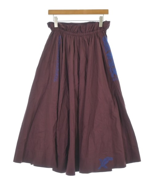 Acne Studios（アクネストゥディオズ）ロング・マキシ丈スカート 赤 サイズ:34(XS位) レディース/2200646387185