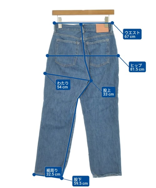 Acne Studios（アクネストゥディオズ）デニムパンツ 青 サイズ:26(M位) レディース/2200646387222