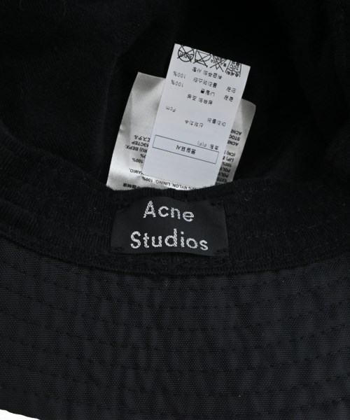 Acne Studios（アクネストゥディオズ）ハット 黒 サイズ:F レディース/2200657403089
