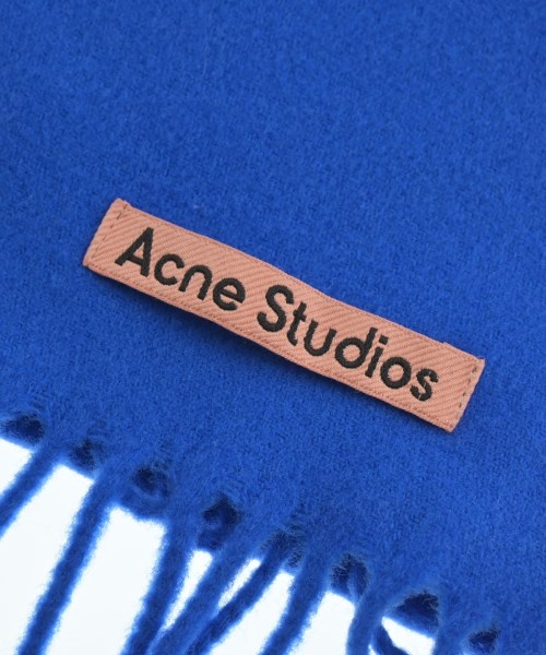 Acne Studios（アクネストゥディオズ）マフラー 青 サイズ:- レディース/2200661131053