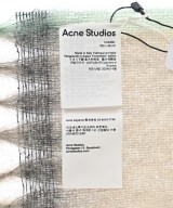 Acne Studios（アクネストゥディオズ）マフラー グレー サイズ:- レディース/2200659356079