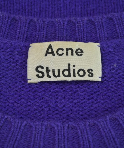 Acne Studios（アクネストゥディオズ）ニット・セーター 紫 サイズ:XXS レディース/2200700137121