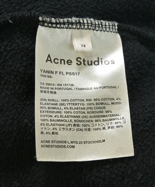 Acne Studios（アクネストゥディオズ）ワンピース 黒 サイズ:XS レディース/2200711477056