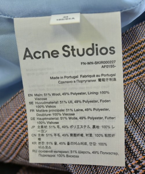 Acne Studios（アクネストゥディオズ）ミニスカート ピンク サイズ:34(XS位) レディース/2200711451179