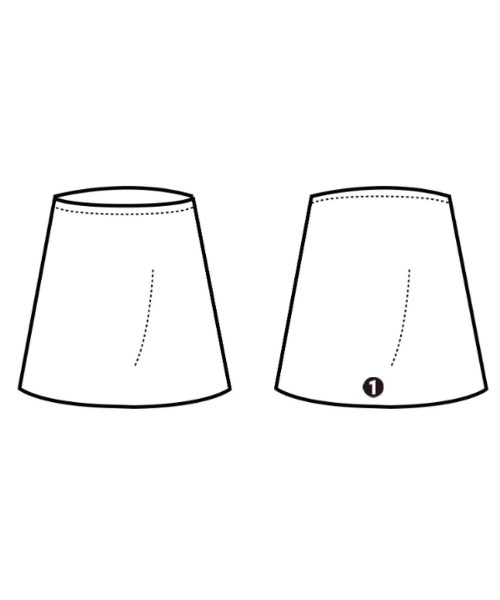 Acne Studios（アクネストゥディオズ）ひざ丈スカート 紺 サイズ:34(XS位) レディース/2200712752084