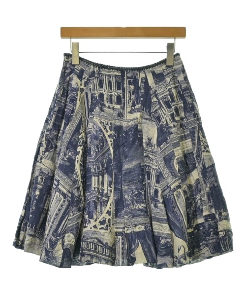 Acne Studios（アクネストゥディオズ）ひざ丈スカート 紺 サイズ:34(XS位) レディース/2200712752084