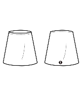 Acne Studios（アクネストゥディオズ）ひざ丈スカート 紺 サイズ:34(XS位) レディース/2200712752084