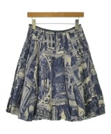 Acne Studios（アクネストゥディオズ）ひざ丈スカート 紺 サイズ:34(XS位) レディース/2200712752084