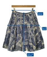Acne Studios（アクネストゥディオズ）ひざ丈スカート 紺 サイズ:34(XS位) レディース/2200712752084