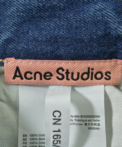 Acne Studios（アクネストゥディオズ）ショートパンツ 青 サイズ:25(S位) レディース/2200713109030