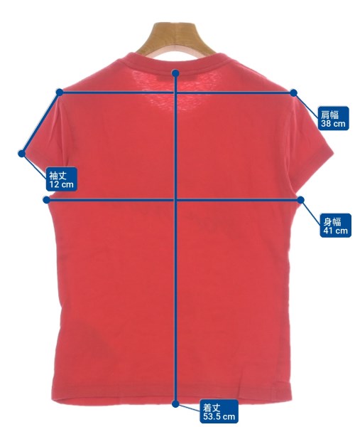 Acne Studios（アクネストゥディオズ）Tシャツ・カットソー 赤 サイズ:XXS レディース/2200713109054