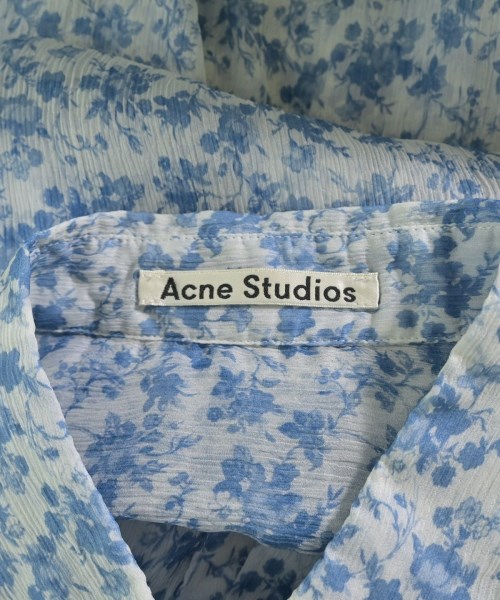 Acne Studios（アクネストゥディオズ）ブラウス 青 サイズ:34(XS位) レディース/2200714298054