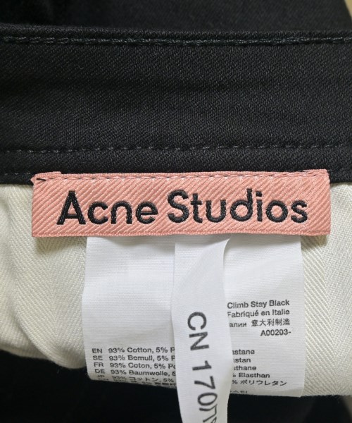 Acne Studios（アクネストゥディオズ）デニムパンツ 黒 サイズ:30(XL位) レディース/2200716756040