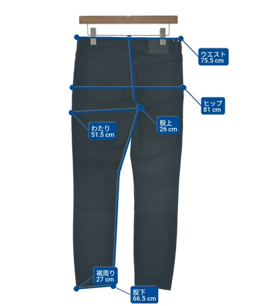 Acne Studios（アクネストゥディオズ）デニムパンツ 黒 サイズ:30(XL位) レディース/2200716756040