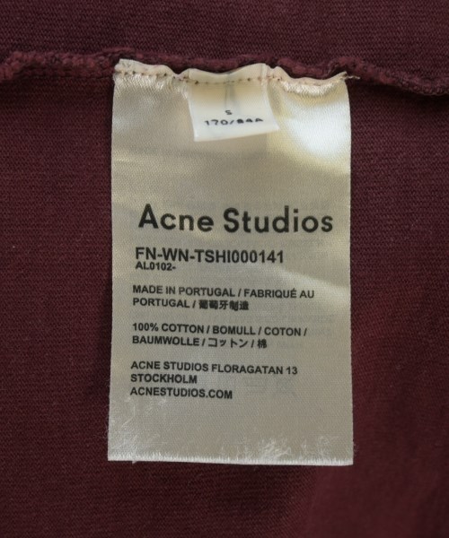Acne Studios（アクネストゥディオズ）Tシャツ・カットソー 赤 サイズ:S レディース/2200717618064