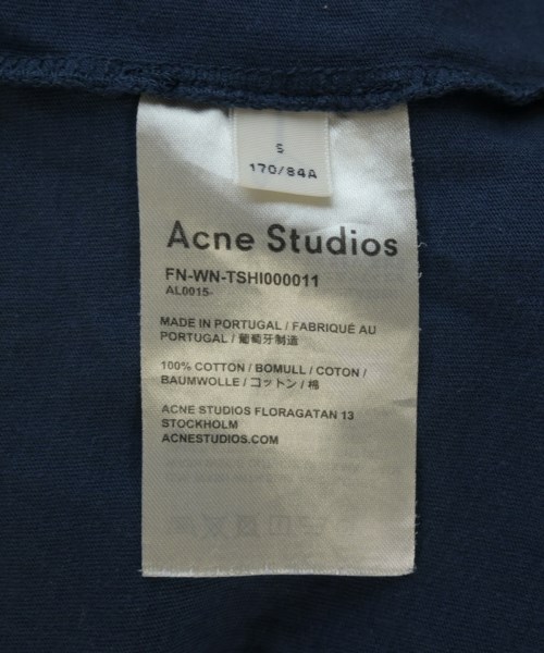 Acne Studios（アクネストゥディオズ）Tシャツ・カットソー 紺 サイズ:S レディース/2200717618071