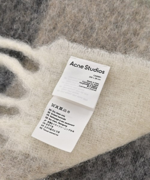 Acne Studios（アクネストゥディオズ）マフラー グレー サイズ:- レディース/2200716770053