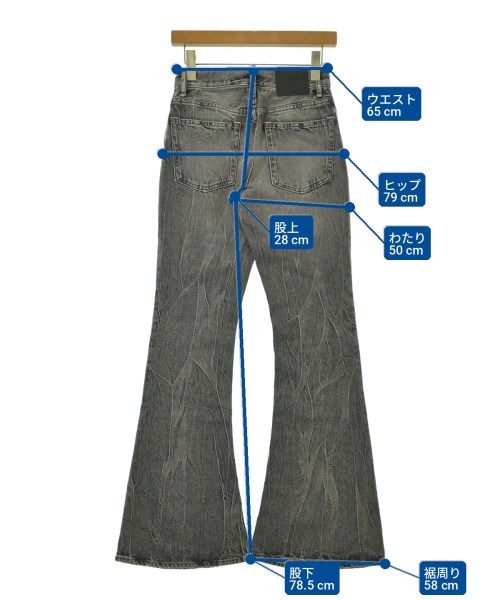 Acne Studios（アクネストゥディオズ）デニムパンツ グレー サイズ:XXS レディース/2200719745027