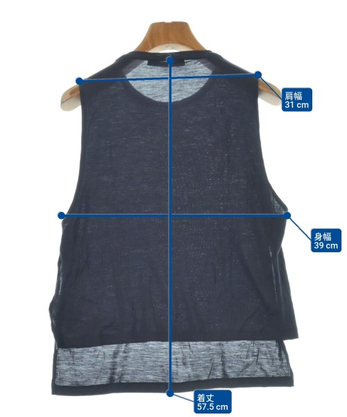 Acne Studios（アクネストゥディオズ）タンクトップ 紺 サイズ:XS レディース/2200645999129