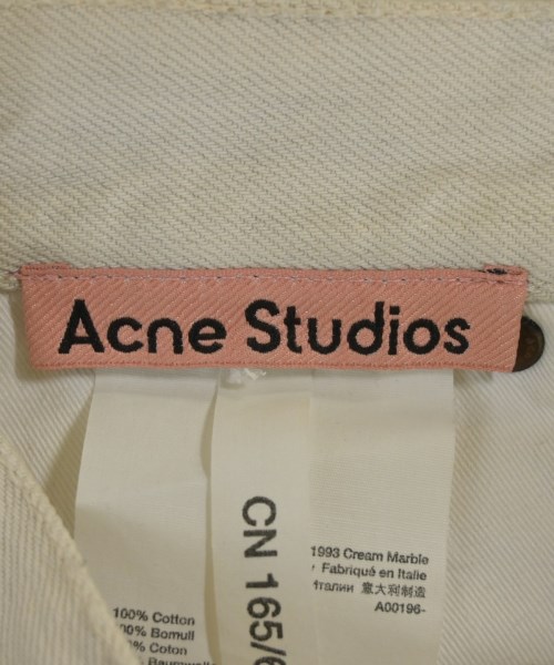 Acne Studios（アクネストゥディオズ）デニムパンツ 白 サイズ:25(S位) レディース/2200646672014