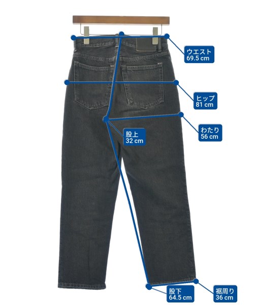 Acne Studios（アクネストゥディオズ）デニムパンツ 黒 サイズ:27(M位) レディース/2200647344200