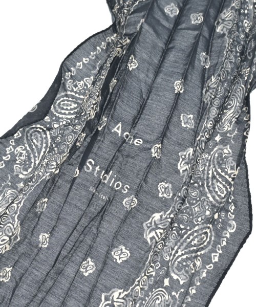 Acne Studios（アクネストゥディオズ）バンダナ・スカーフ 紺 サイズ:- レディース/2200648906056