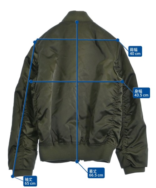 Acne Studios（アクネストゥディオズ）ミリタリーブルゾン カーキ サイズ:34(XS位) レディース/2200622903040