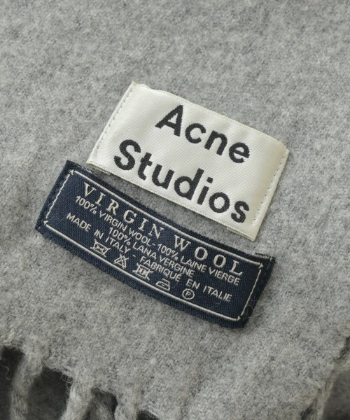 Acne Studios（アクネストゥディオズ）マフラー グレー サイズ:- レディース/2200653197111