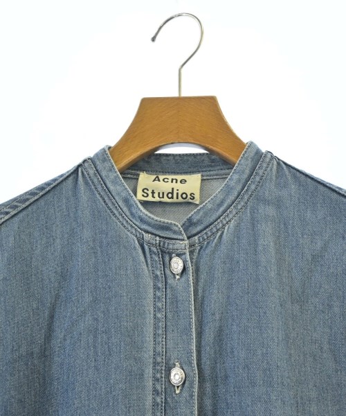 Acne Studios（アクネストゥディオズ）シャツワンピース 青 サイズ:32(XXS位) レディース/2200653411057