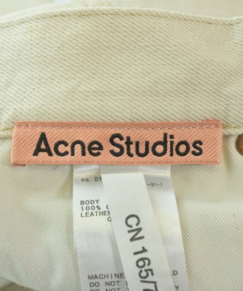 Acne Studios（アクネストゥディオズ）デニムパンツ 白 サイズ:28(L位) レディース/2200647512067