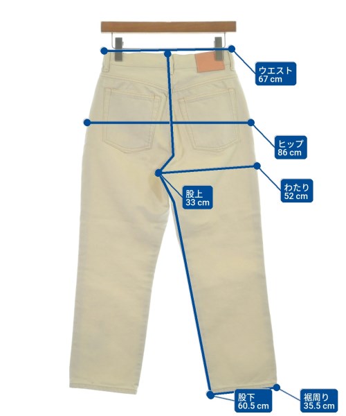 Acne Studios（アクネストゥディオズ）デニムパンツ 白 サイズ:28(L位) レディース/2200647512067