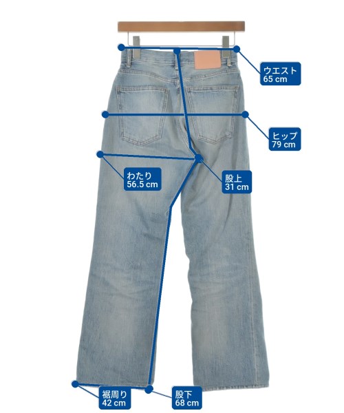 Acne Studios（アクネストゥディオズ）デニムパンツ 青 サイズ:26(M位) レディース/2200702994029