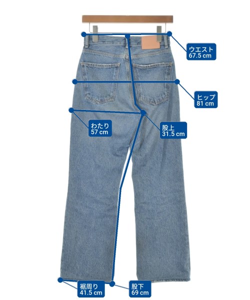 Acne Studios（アクネストゥディオズ）デニムパンツ 青 サイズ:26(M位) レディース/2200702994036