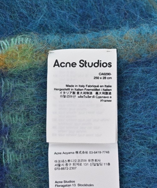Acne Studios（アクネストゥディオズ）マフラー 青 サイズ:- レディース/2200703668592