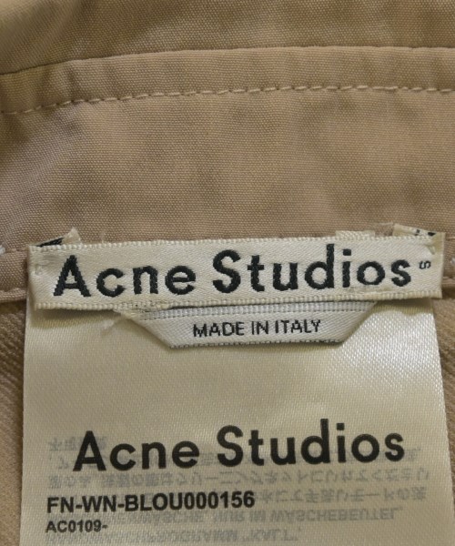 Acne Studios（アクネストゥディオズ）ブラウス ベージュ サイズ:-(XS位) レディース/2200704125063