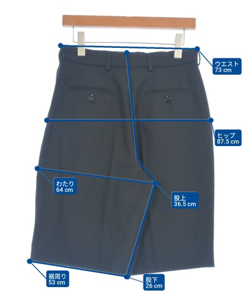 Acne Studios（アクネストゥディオズ）ショートパンツ 黒 サイズ:36(S位) レディース/2200701498030