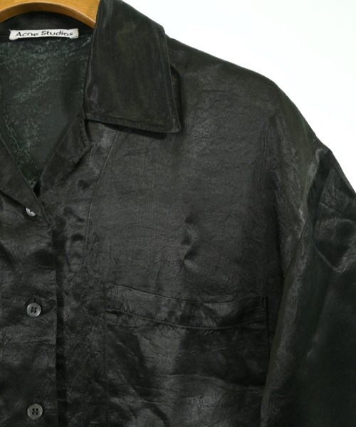 Acne Studios（アクネストゥディオズ）カジュアルシャツ 黒 サイズ:32(XXS位) レディース/2200708254011