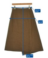 Acne Studios（アクネストゥディオズ）ロング・マキシ丈スカート 茶 サイズ:34(XS位) レディース/2200705646109