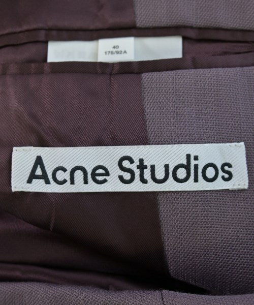 Acne Studios（アクネストゥディオズ）テーラードジャケット 紫 サイズ:40(M位) レディース/2200703612038