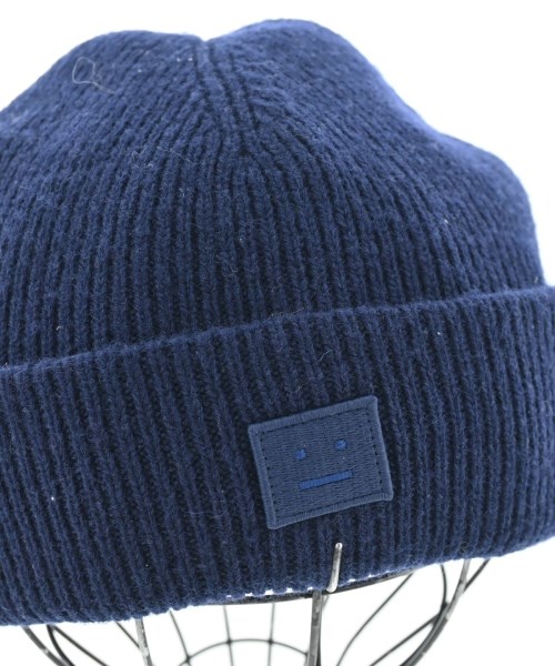 Acne Studios（アクネストゥディオズ）ニットキャップ・ビーニー 紺 サイズ:- レディース/2200661485217
