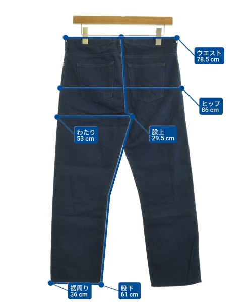 Acne Studios（アクネストゥディオズ）デニムパンツ 紺 サイズ:34(XS位) レディース/2200666052179