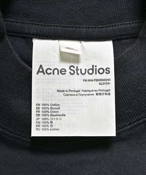 Acne Studios（アクネストゥディオズ）Tシャツ・カットソー 黒 サイズ:XXS レディース/2200668837057