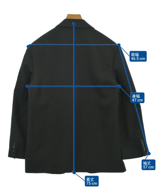 Acne Studios（アクネストゥディオズ）テーラードジャケット 黒 サイズ:30(S位) レディース/2200670661015