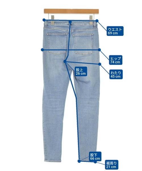 Acne Studios（アクネストゥディオズ）デニムパンツ 青 サイズ:26(M位) レディース/2200671086077